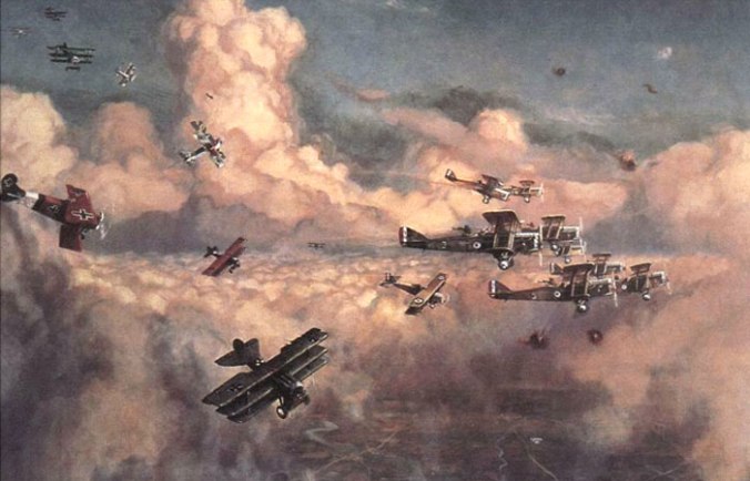 Воздушный бой с участием эскадры "Муромцев"